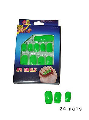 ARTICOLE MAKE-UP PETRECERE - Unghii petrecere NEON lipici inclus - Cod 58302
