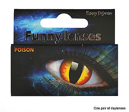 ACCESORII CARNAVAL - Lentile contact petrecere halloween POISON - Cod 58336