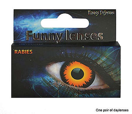 ACCESORII CARNAVAL - Lentile contact petrecere halloween RABIES - Cod 58337