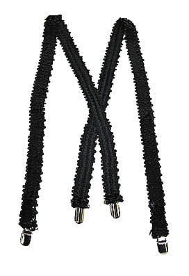 BRETELE/CURELE/CRAVATE/PAPIOANE - BRETELE PETRECERE GLAMOUR NEGRE Cod 60822