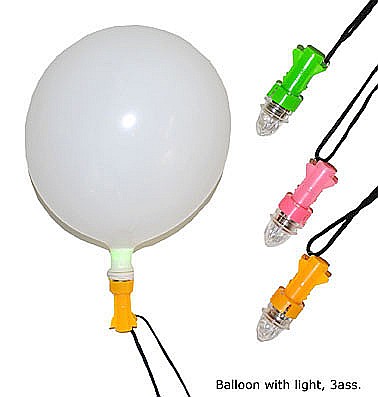 DECORATIUNI PETRECERE CARNAVAL - Baloane cu led culori diferite - Cod 65196