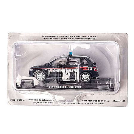 Macheta Fiat Stilo 1.9 JTD Carabinieri, scara 1:43 Atlas [3]