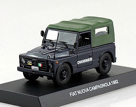 MACHETE AUTO - Macheta Fiat Nouva Campagnola Carabinieri , 1:43