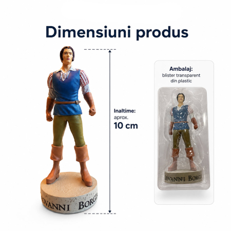 Figurina Giovanni Borgia – Assassin's Creed, Ubisoft, aprox. 10 cm [1]
