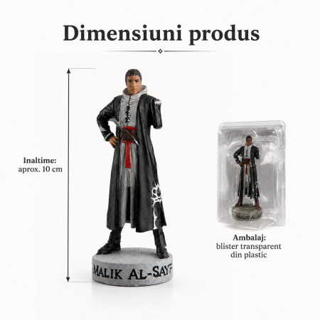 Figurina Malik Al Sayf – Assassin's Creed, Ubisoft, aprox. 10 cm [1]