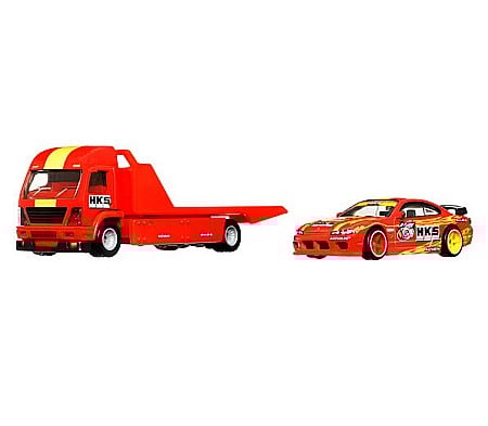 Set masinute Hot Wheels Car Culture - Team transport, Aero Lift, cu masinuta, Nissan Silvia, 1:64 [1]
