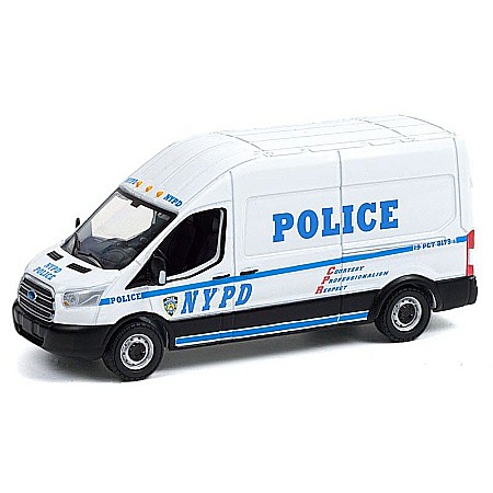 Masini de strada - Macheta Ford Transit NYPD 2015, Route Runners - Seria 3, scara 1:64 Greenlight