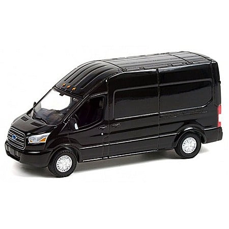 Masini de strada - Macheta Ford Transit shadow black 2015, Route Runners – Seria 3, scara 1:64 Greenlight