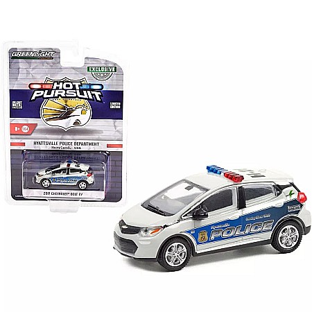 MACHETE AUTO - Macheta Chevrolet Bolt 2017 seria Hot Pursuit 1:64 Greenlight gl30264