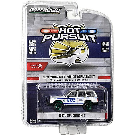Macheta Jeep Cherokee 1997 seria 38 Hot Pursuit, scara 1:64, Greenlight gl42960c [1]