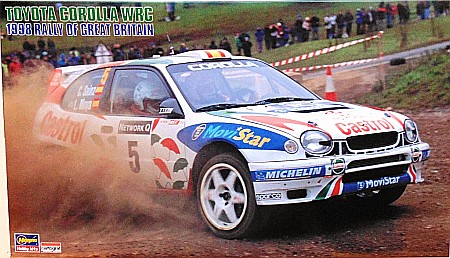 Raliu - Toyota Corolla WRC #5 raliul Angliei, 1:24 Hasegawa