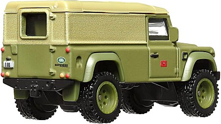 Masinuta metalica Hot Wheels Premium, Land Rover Defender 110, HKD26, Fast and Furious 2/5, 1:64, verde [2]
