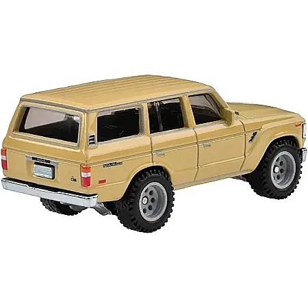 Masinuta metalica Hot Wheels Premium, Toyota Land Cruiser FJ60, HNW53, Fast and Furious 2/5, 1:64, crem [2]