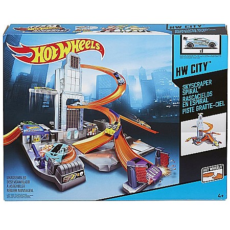 Seturi HOTWHEELS - Set de joaca Hot Wheels Skyscraper Spiral  - HW City