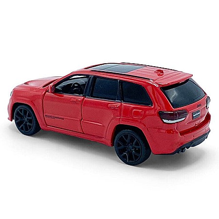 Macheta auto Jeep Grand Cherokee Trackhawk rosu, pull back, 1:36 Tayumo [1]