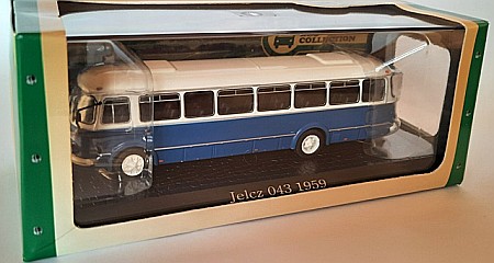 Autobuze/Tramvaie - Macheta Autobuz Jelcz 043 / Skoda 706 1959 scara 1:72