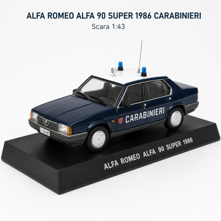 MACHETE - Macheta Alfa Romeo Alfa 90 Super Carabinieri 1986, scara 1:43, Atlas