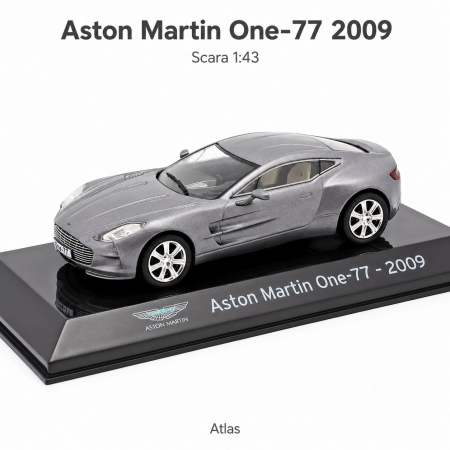Machetă Aston Martin One-77, 2009, 1:43, Atlas, gri argintiu metalizat [1]