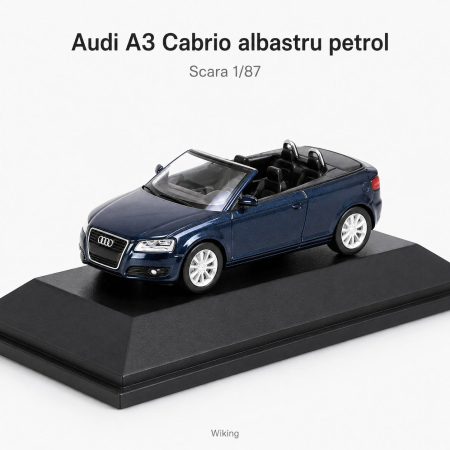 Macheta Audi A3 Cabriolet scara 1:87 - Audi Colection-Dealer Modells [1]