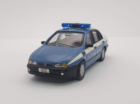 Vehicule Interventie - Macheta Auto Fiat Marea Polizia 1999 Albastru cu Alb – Scara 1:43, Atlas