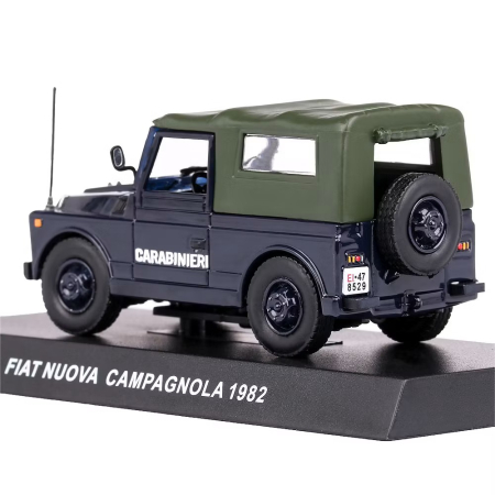 Macheta Auto Fiat Nuova Campagnola Carabinieri 1982 – Scara 1:43, Atlas Collection [1]