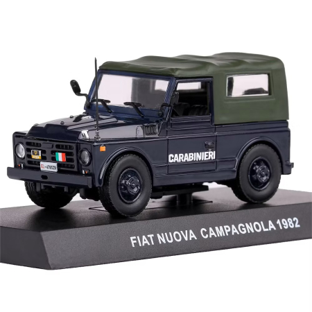 MACHETE AUTO - Macheta Auto Fiat Nuova Campagnola Carabinieri 1982 – Scara 1:43, Atlas Collection