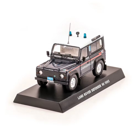 MACHETE AUTO - Macheta Auto Land Rover Defender 90 Carabinieri – Scara 1:43, Atlas Collection