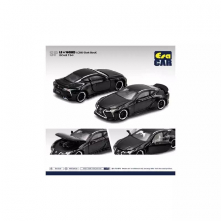 MACHETE AUTO - Macheta auto LB Works Lexus LC500 neagra, 1:64 Era Car