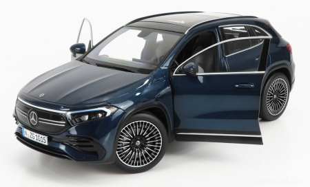 Macheta auto Mercedes-Benz EQB (X243) Denim Blue 2021 scara 1/18 [1]