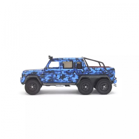 Macheta auto Mercedes Benz G63 Amg 6×6 Camuflaj Albastru 1:64 Era Car [3]
