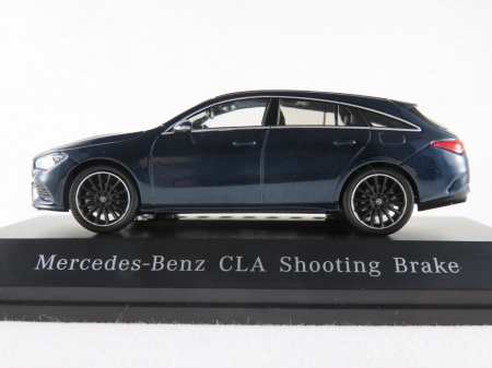 Macheta auto Mercedes CLA Shooting Brake X118 2019, culoare denim blue, scara 1:43 [4]