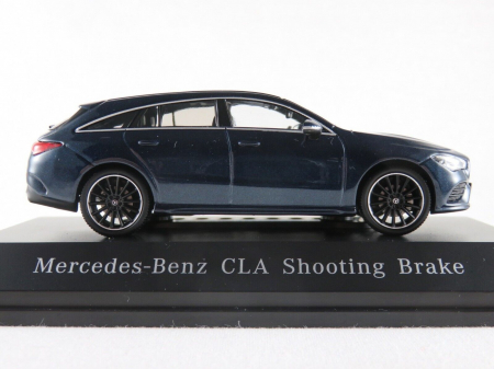 Macheta auto Mercedes CLA Shooting Brake X118 2019, culoare denim blue, scara 1:43 [5]
