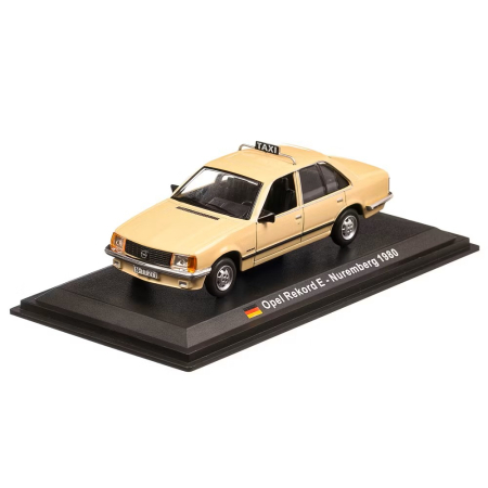 MACHETE AUTO - Macheta Auto Opel Rekord E Taxi Nurenberg 1980 – Scara 1:43
