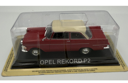 Macheta auto Opel Rekord P2 scara 1:43 rosu [2]
