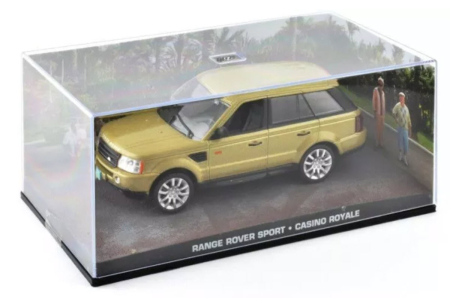 Macheta auto Range Rover Sport HSE L320 Casino Royale 2006, James Bond, 1:43, Eaglemoss, Atacama Sand Metallic, vitrină plexiglas [3]