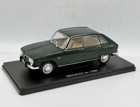 Macheta Auto Renault 16 1966 Negru – Scara 1:24, Vitrina Plexiglas Outlet [1]