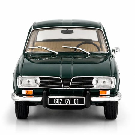 Macheta Auto Renault 16 1966, Scara 1:24, Verde Inchis, Metalica, cu Postament Inscriptionat si Vitrina Plexiglas [4]
