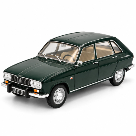Macheta Auto Renault 16 1966, Scara 1:24, Verde Inchis, Metalica, cu Postament Inscriptionat si Vitrina Plexiglas [1]