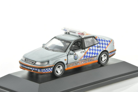Machetă auto Saab 9-5 Poliție Australia 2002 scara 1:43 – cu uși funcționale [1]
