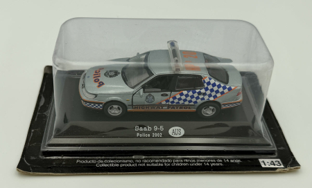 Machetă auto Saab 9-5 Poliție Australia 2002 scara 1:43 – cu uși funcționale [4]
