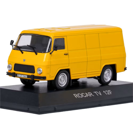 Masini de strada - Macheta Autoutilitara Rocar TV 12F 1993 Galben – Scara 1:43, DeAgostini
