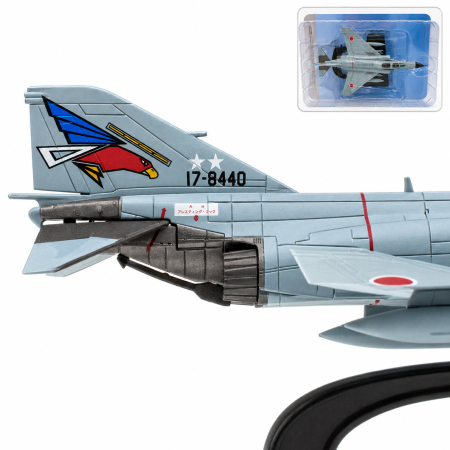 Macheta avion F-4EJ Kai Super Phantom II, Combat Planes Collection Hachette, scara 1:100, cu suport de expunere [3]