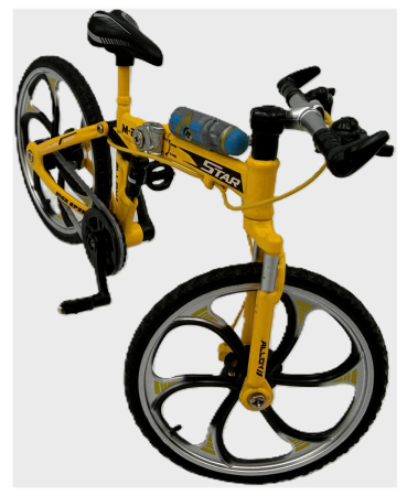 Machetă bicicletă Star M-22 1:10 galben Golden Wheel 03C – miniatură cu părți mobile [3]