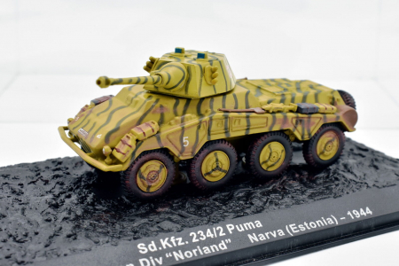 Macheta blindat Puma SDKFZ 234/2 Narva (Estonia) 1944, scara 1:72 [3]