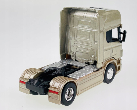 Macheta Cap Tractor Scania V8 R730 2 axe auriu, scara 1:64, Welly [2]