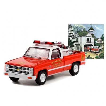 Macheta Chevrolet K20 Scottsdale 1981 -seria Norman Rockwell 1:64 Greenlight gl54060e [1]