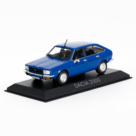 MACHETE - Macheta Dacia 2000 1982 (Renault 20), scara 1:43, De Agostini, albastru