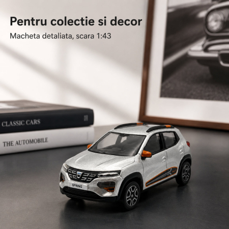 Macheta Dacia Spring 2023 1:43 Norev – Dealer Model, gri [5]