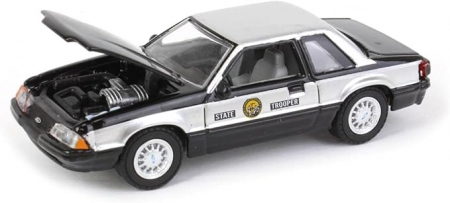Vehicule Interventie - Macheta Ford Mustang SSP 1993 - North Carolina Highway Patrol – ACME 51495, scara 1:64