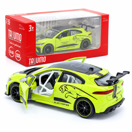 MACHETE - Macheta Jaguar I-PACE eTROPHY Verde Lime, scara 1:36, Tayumo